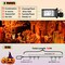 300 Led Orange Outdoor String Lights Waterproof Halloween Decorations, 108 Ft Thanksgiving Decor Lights 8 Modes Plug in Fairy Lights for Bedroom Yard Wedding Room Decor